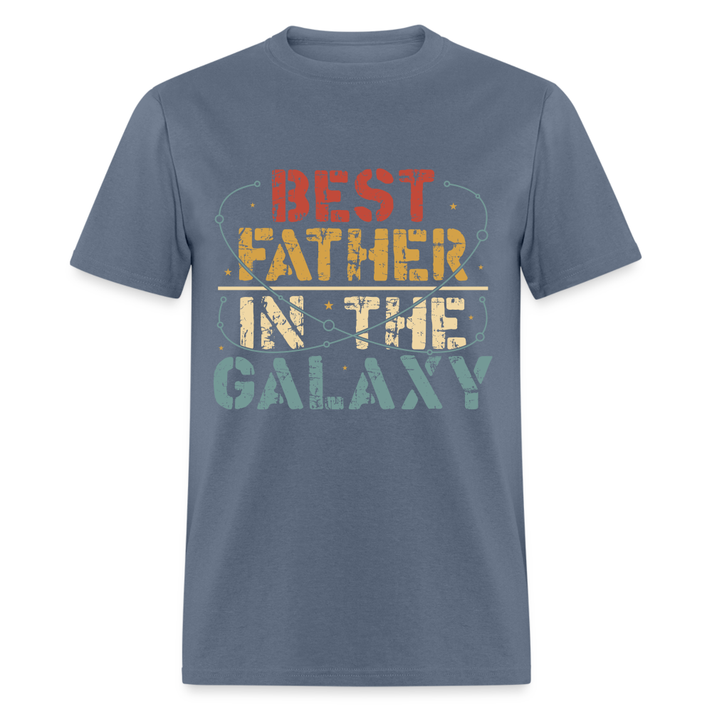 Best Father In The Galaxy T-Shirt Color: denim