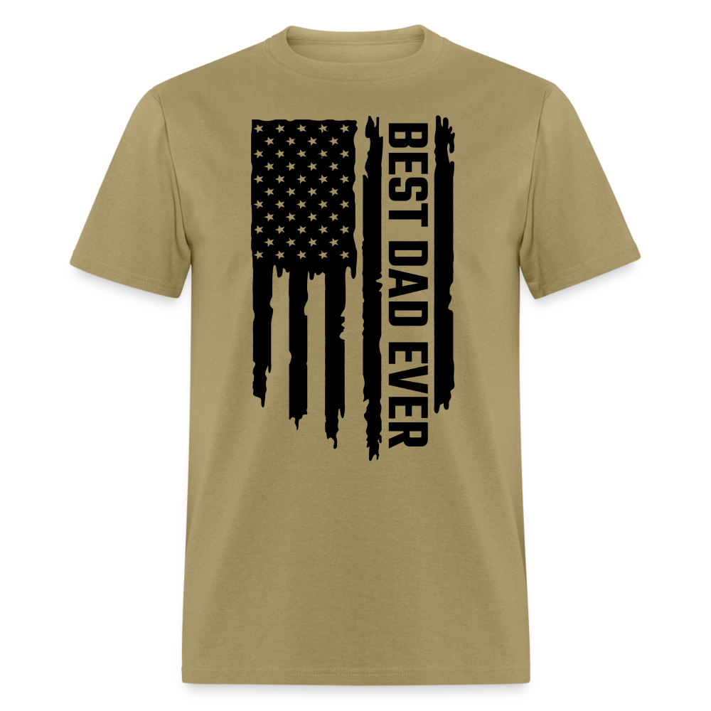 Best Dat Ever T-Shirt with Flag Color: khaki