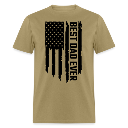 Best Dat Ever T-Shirt with Flag Color: khaki