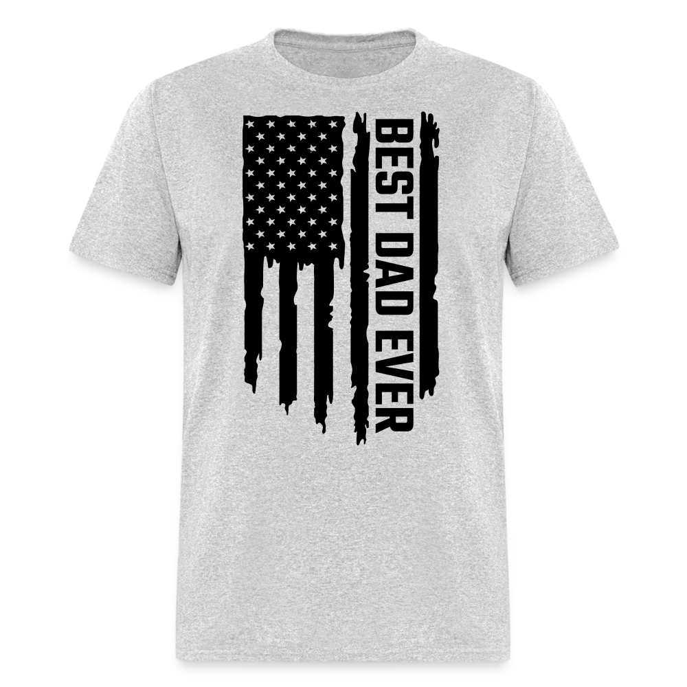 Best Dat Ever T-Shirt with Flag Color: heather gray