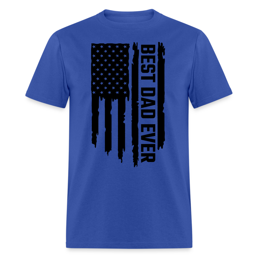 Best Dat Ever T-Shirt with Flag Color: royal blue