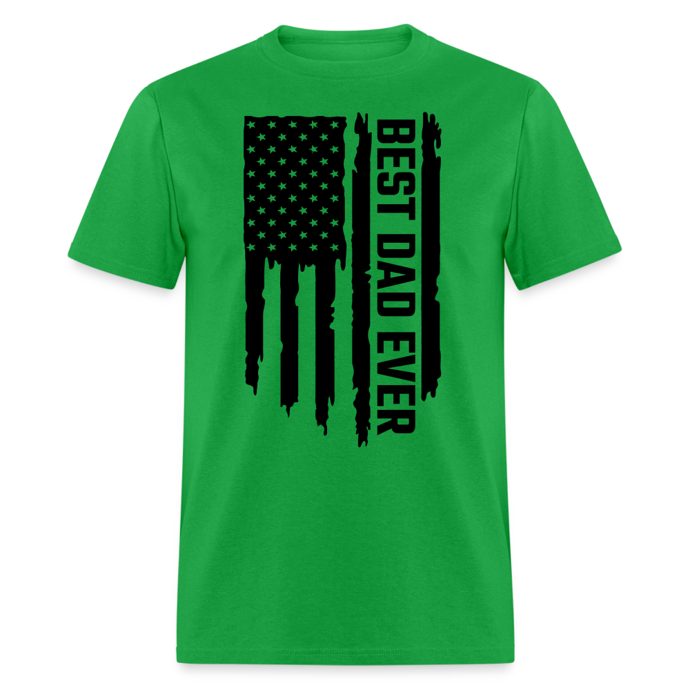 Best Dat Ever T-Shirt with Flag Color: bright green