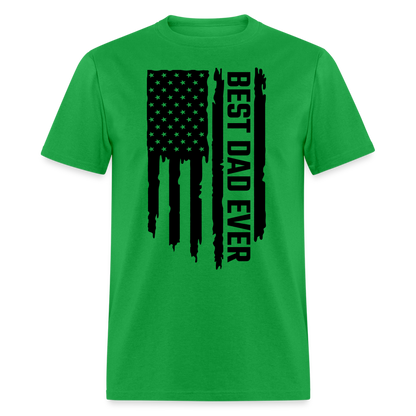 Best Dat Ever T-Shirt with Flag Color: bright green