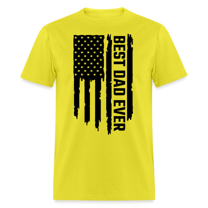 Best Dat Ever T-Shirt with Flag Color: yellow