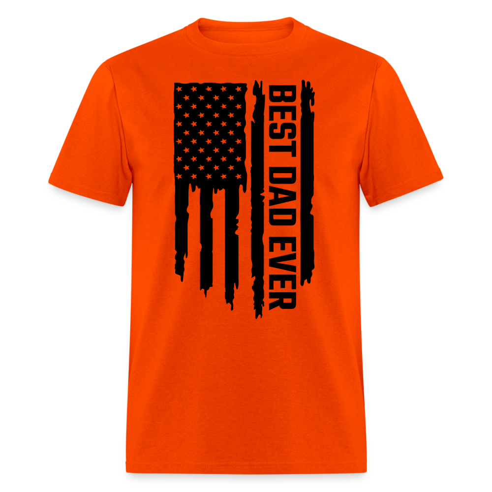 Best Dat Ever T-Shirt with Flag Color: orange
