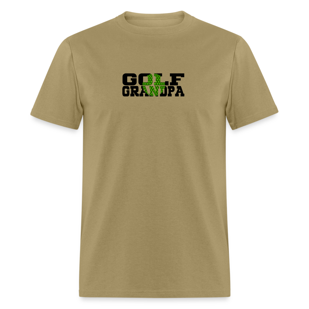 Golf Grandpa T-Shirt Color: khaki