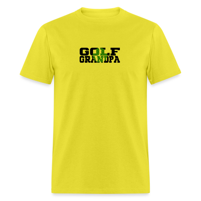Golf Grandpa T-Shirt Color: yellow