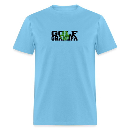 Golf Grandpa T-Shirt Color: aquatic blue