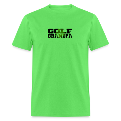Golf Grandpa T-Shirt Color: kiwi