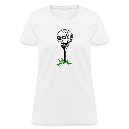 Golf Grandma T-Shirt Color: white