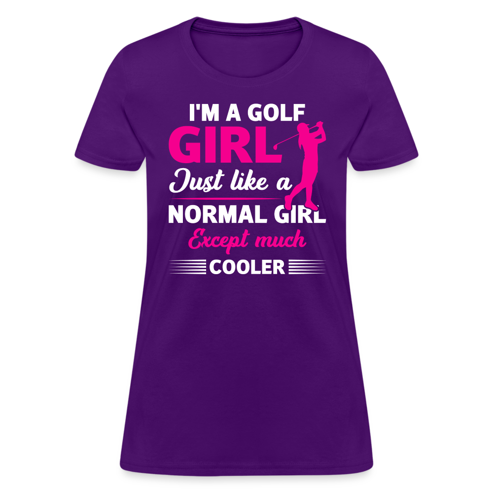 I'm A Golf Girl T-Shirt Color: purple