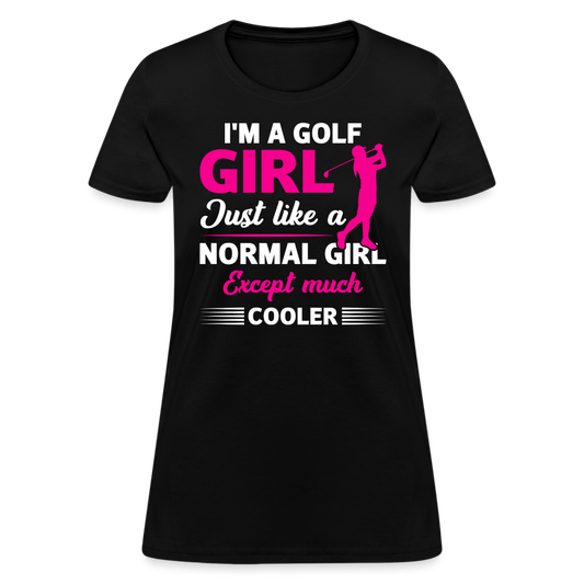 I'm A Golf Girl T-Shirt Color: black