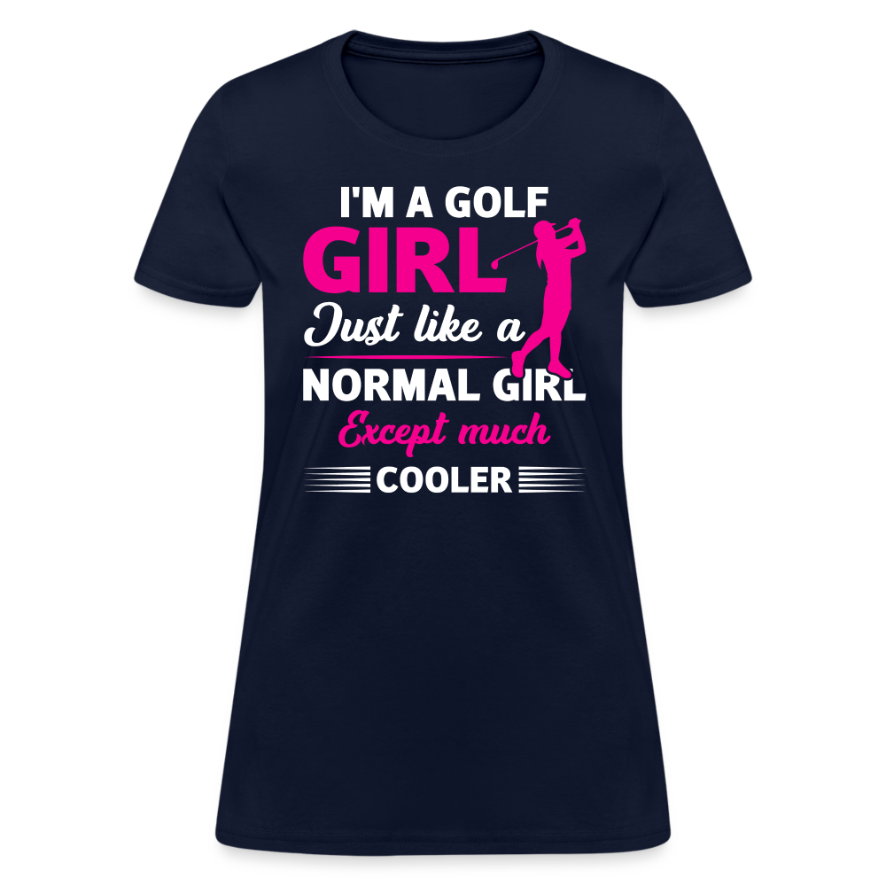 I'm A Golf Girl T-Shirt Color: navy