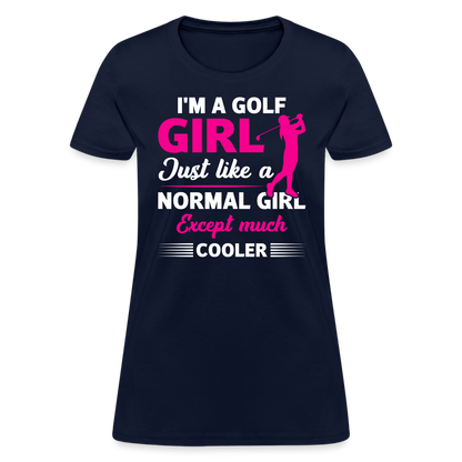 I'm A Golf Girl T-Shirt Color: navy