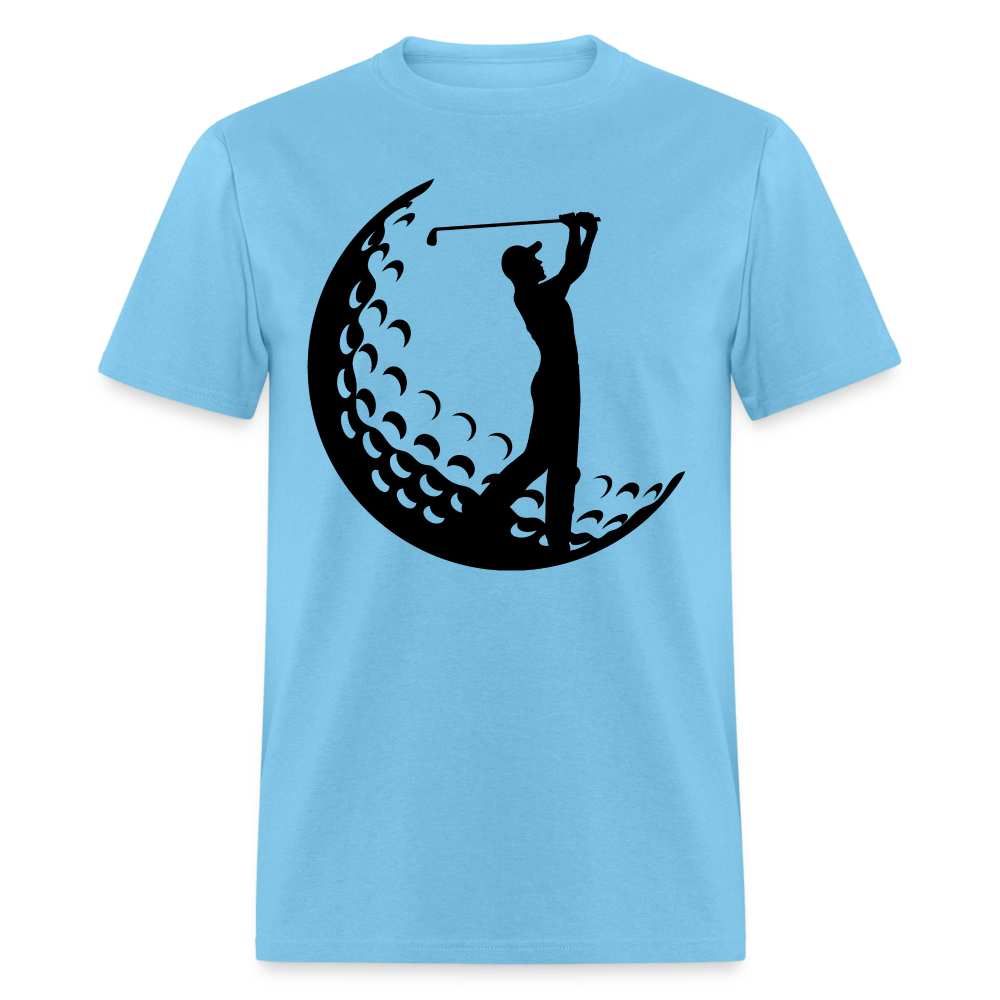Golf Logo T-Shirt Color: aquatic blue