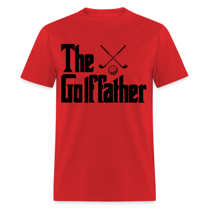 The GolfFather T-Shirt Color: red