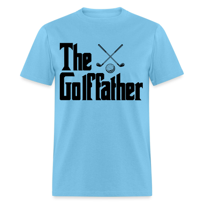 The GolfFather T-Shirt Color: aquatic blue
