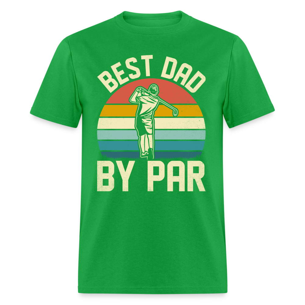 Best Dad By Par T-Shirt Color: bright green