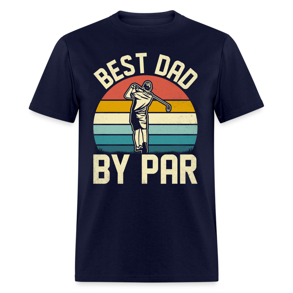 Best Dad By Par T-Shirt Color: navy