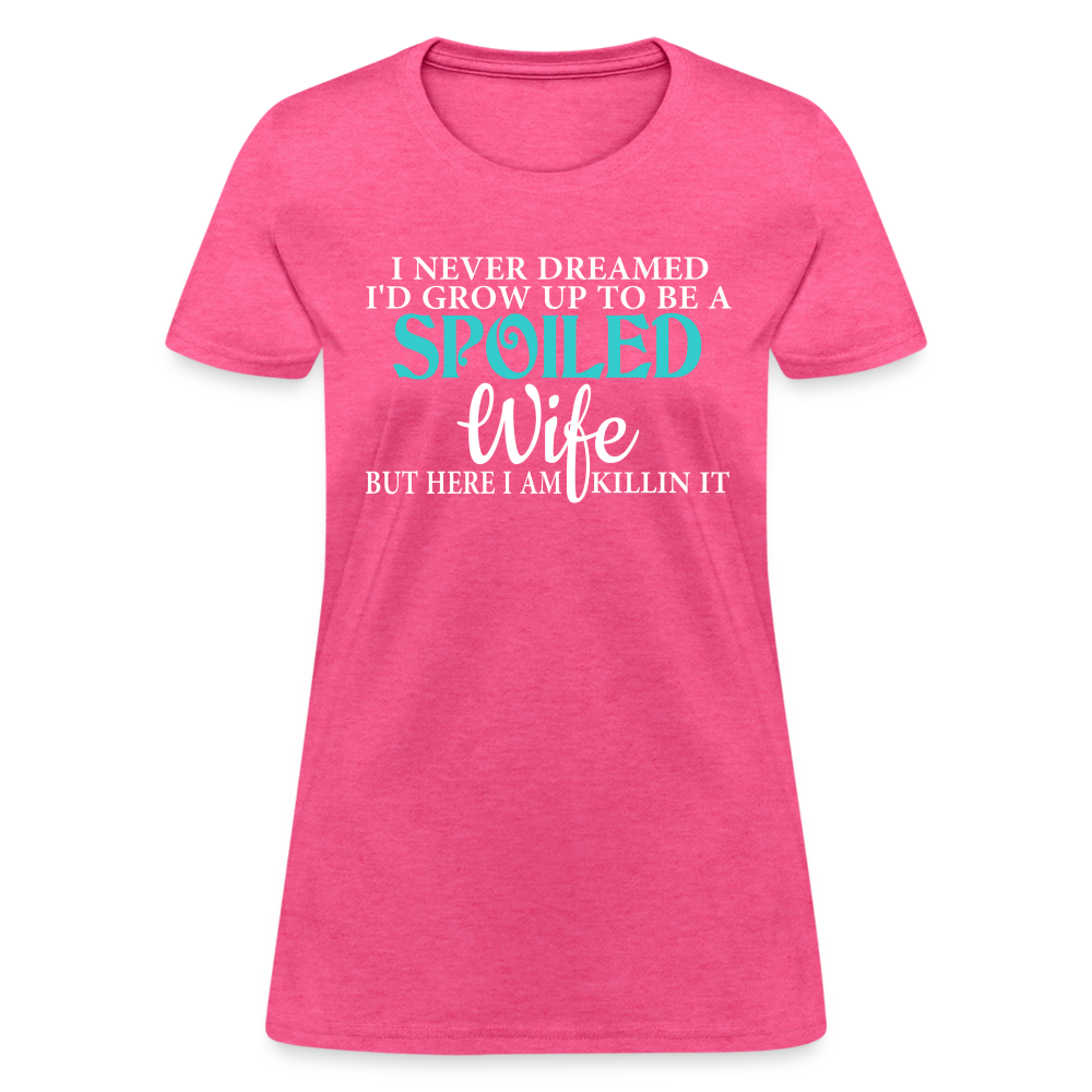 Spoiled Wife T-Shirt Color: heather pink