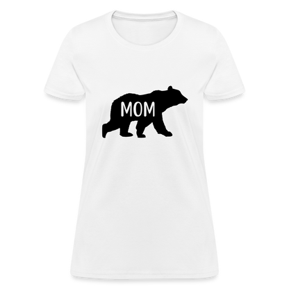 Mom Bear T-Shirt Color: white