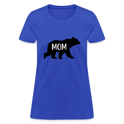 Mom Bear T-Shirt Color: royal blue
