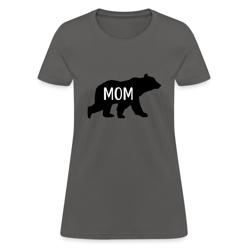 Mom Bear T-Shirt Color: charcoal