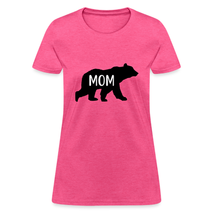 Mom Bear T-Shirt Color: heather pink