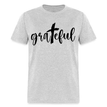 Grateful T-Shirt Color: heather gray