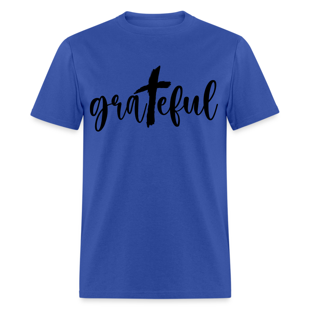 Grateful T-Shirt Color: royal blue