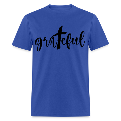 Grateful T-Shirt Color: royal blue