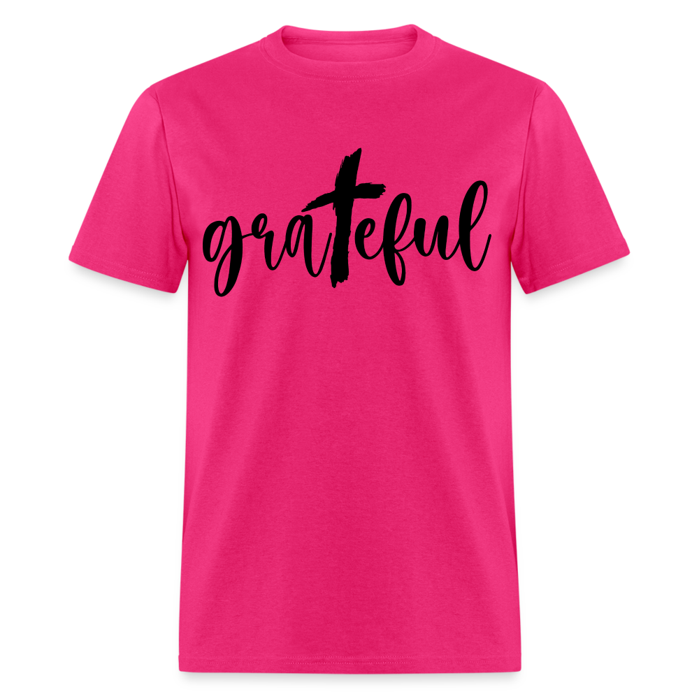 Grateful T-Shirt Color: fuchsia