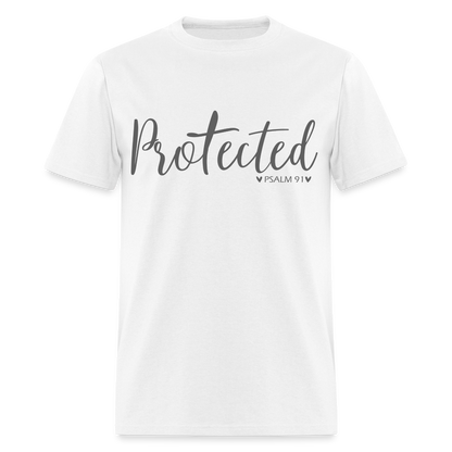 Protected (Psalm 91) T-Shirt Color: white