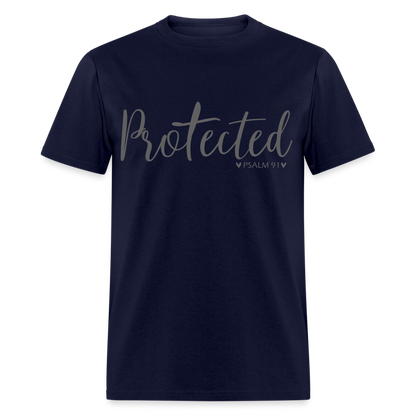 Protected (Psalm 91) T-Shirt Color: navy