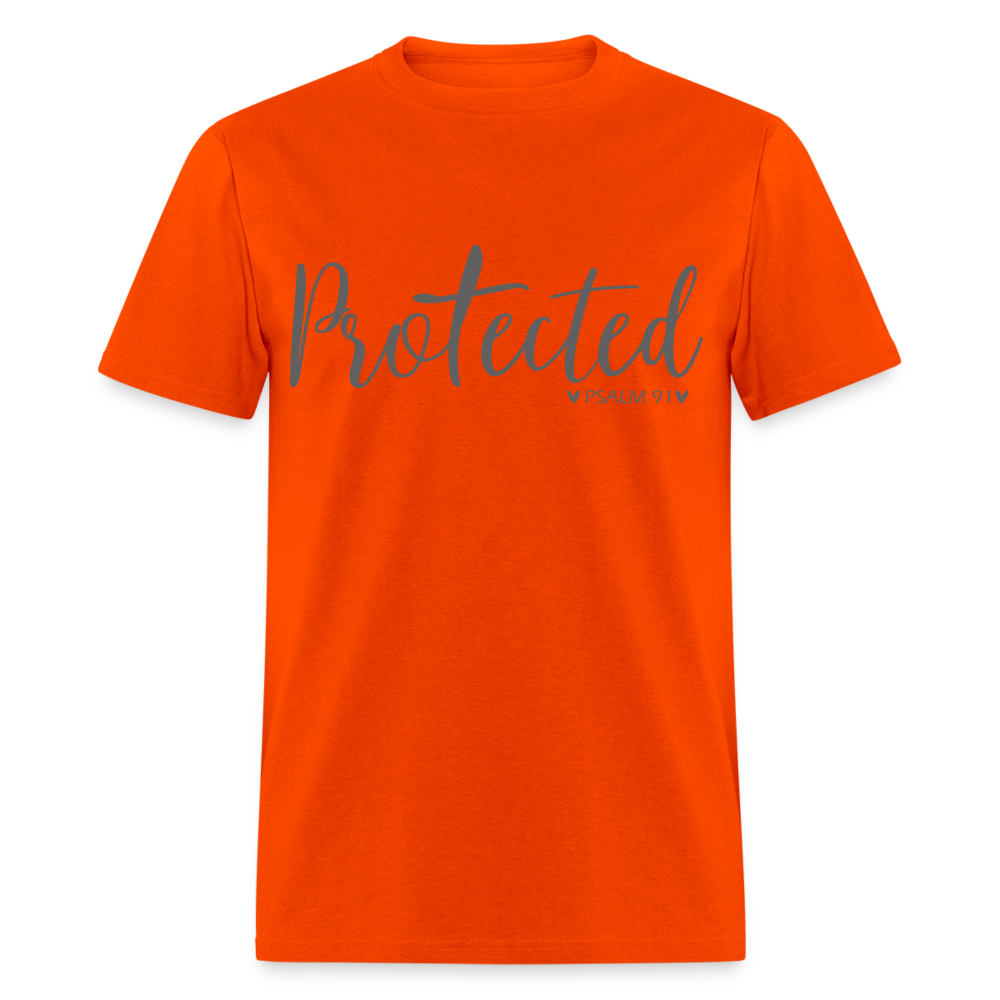 Protected (Psalm 91) T-Shirt Color: orange