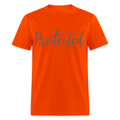 Protected (Psalm 91) T-Shirt Color: orange
