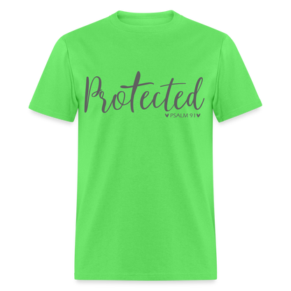 Protected (Psalm 91) T-Shirt Color: kiwi