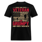 Grumpy Veteran T-Shirt - black