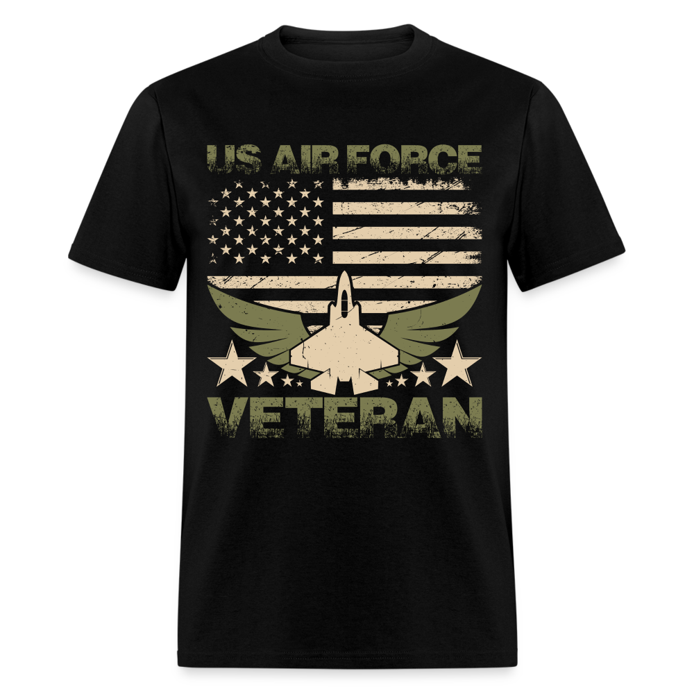 US Air Force Veteran T-Shirt - black