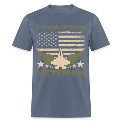 US Air Force Veteran T-Shirt - denim