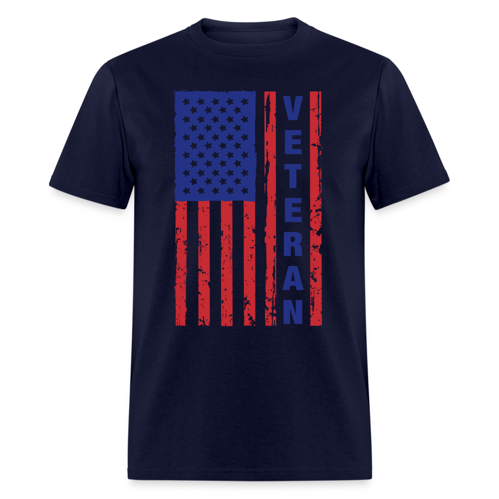 Veteran Flag T-Shirt - navy