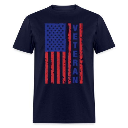 Veteran Flag T-Shirt - navy