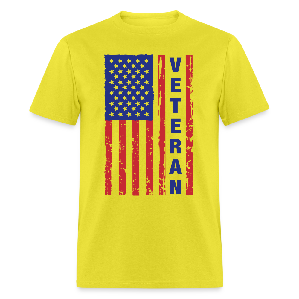 Veteran Flag T-Shirt - yellow
