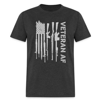 Veteran AF T-Shirt - heather black