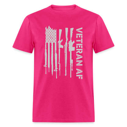 Veteran AF T-Shirt - fuchsia