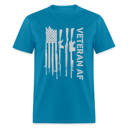 Veteran AF T-Shirt - turquoise