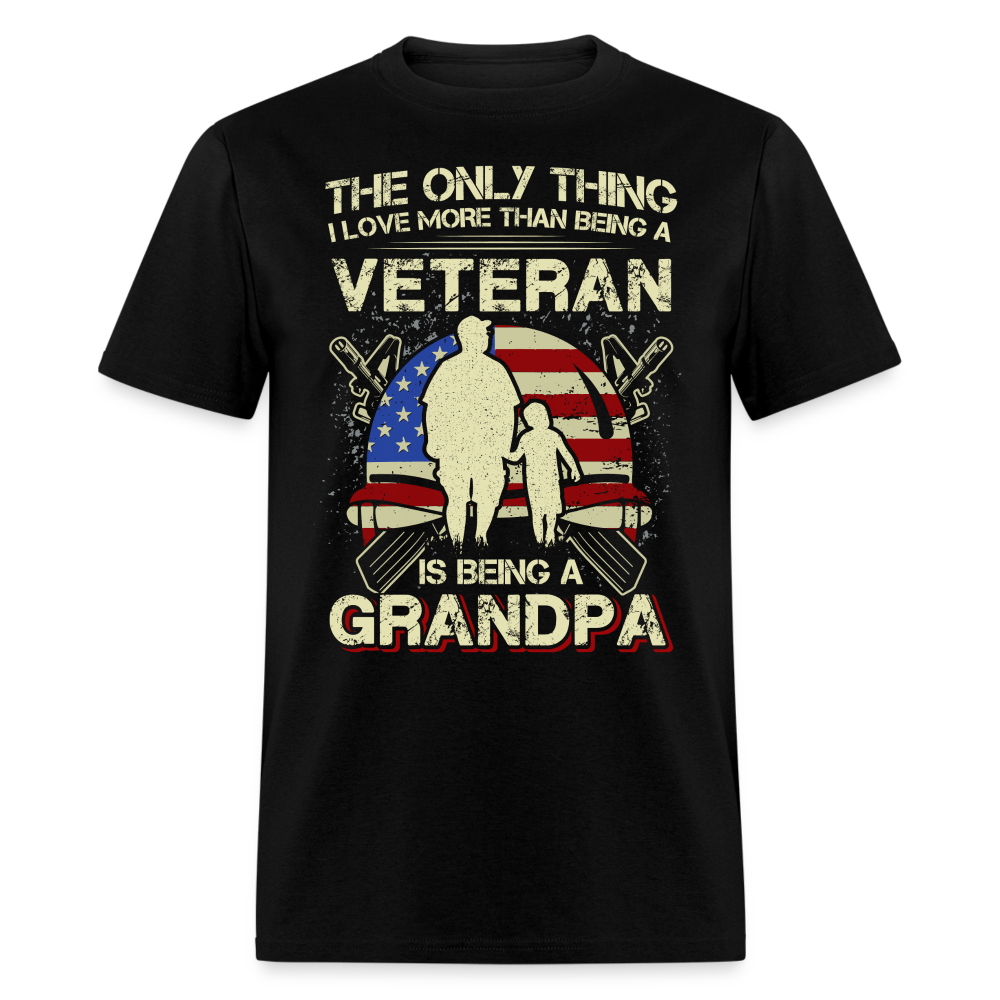 Veteran Grandpa T-Shirt - black