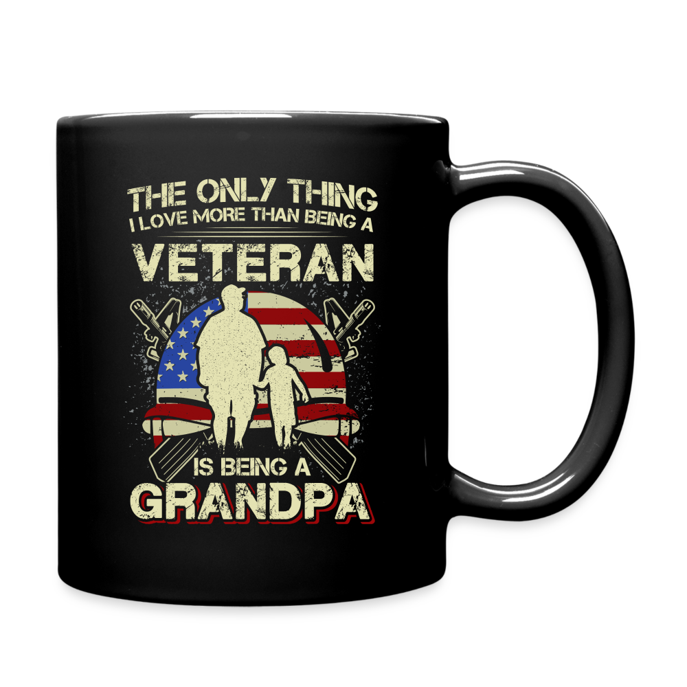Grandpa Veteran Coffee Mug - black