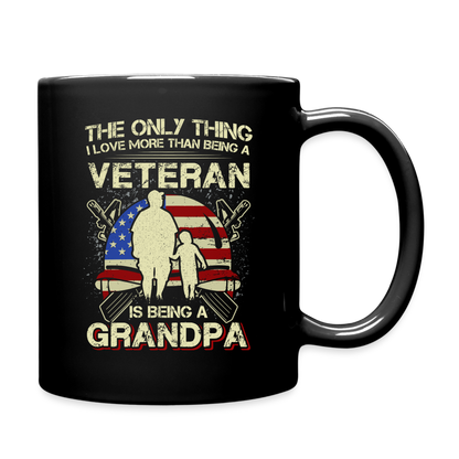 Grandpa Veteran Coffee Mug - black