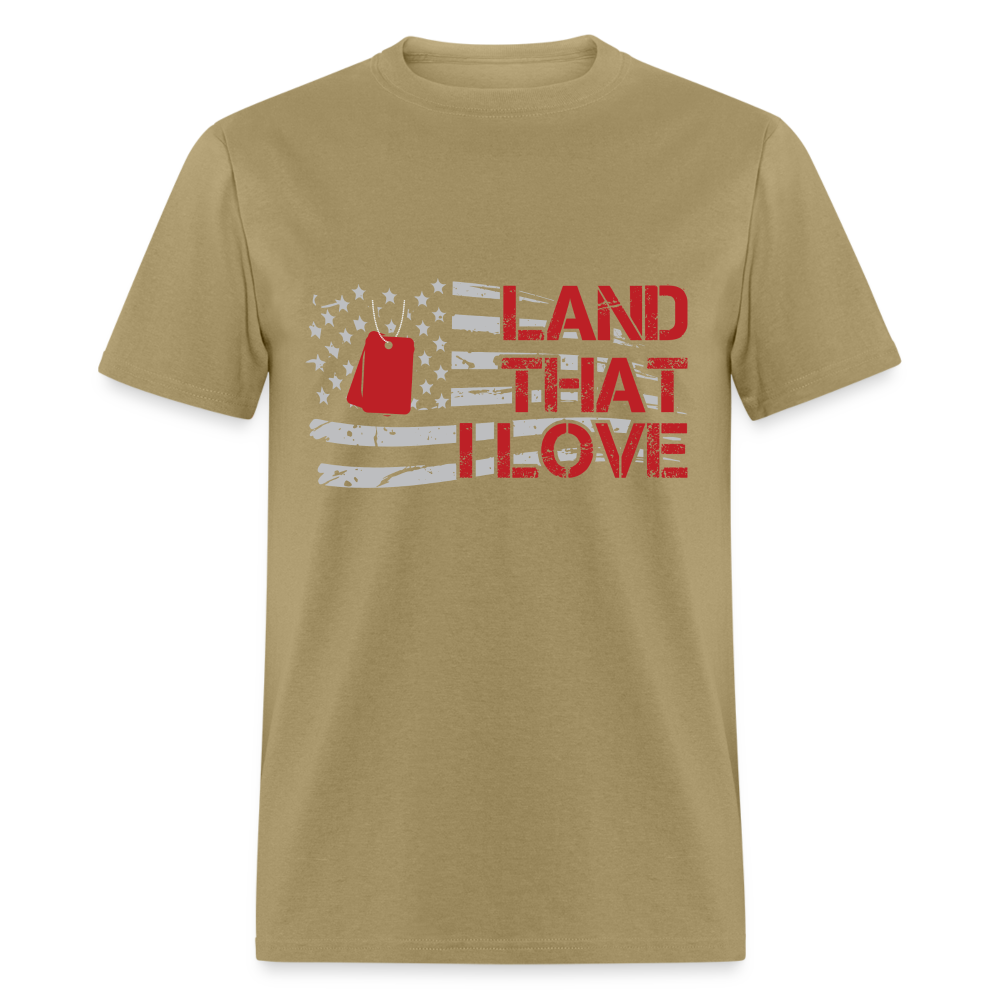 Land That I Love T-Shirt - khaki